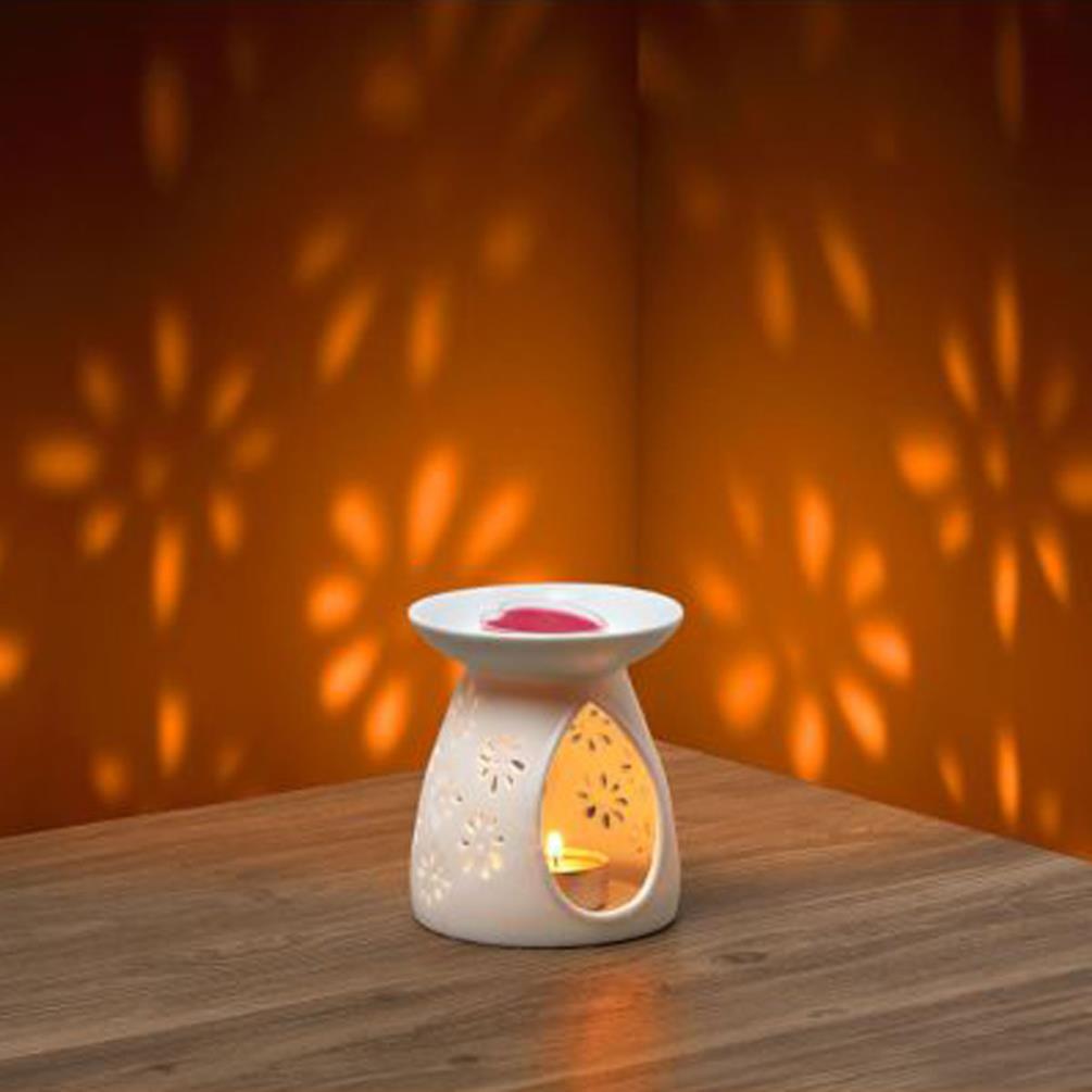 Petali White Ceramic Wax Melt Warmer Extra Image 1